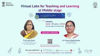 Virtual Labs for Teaching and Learning at Middle stage