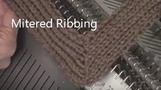 Knit Mitered Ribbing by Diana Sullivan