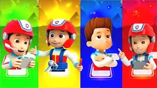 PAW Patrol - Rocky vs Zuma vs Rubble vs Chase Tiles Hop EDM Rush