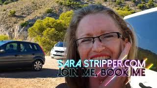 sara stripper benidorm at nudist beach whats on my face