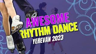 Alisa KORNEVA / Kieran MACDONALD (CAN) | Junior Ice Dance Rhythm Dance | Yerevan 2023 | #JGPFigure