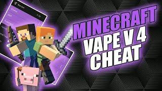 Minecraft V4 CHEAT | Killaura / Scaffold / Reach | Undetected Vape Hack Hypixel