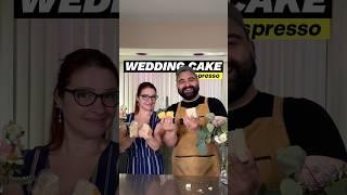 WE GOT MARRIED and turned our cake into espresso!