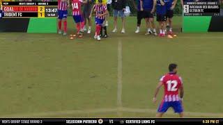 Carlos Corvo with 2 Goals vs. Trident FC