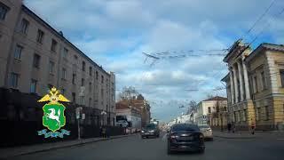 Погоня сотрудников ДПС за автомобилем правонарушителя в Томске