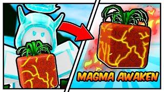 Magma Fruit Has The BEST Awakening... (Roblox Bloxfruit)