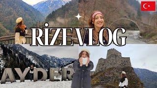 EXPLORİNG RİZE AYDER   RİZE, Castles, Waterfalls, and More! ️ VLOG DAY 2    4 K