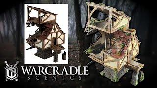 MDF Kit - Warcradle Scenics - Gloomburg - Ruined Ramshackle Residence