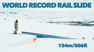 154m World Record Rail Slide (POV) - Jesper Tjäder