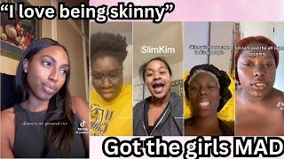 Black woman saying 'My favorite thing to be is SKINNY' sends TikTokers in a FRENZY!