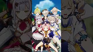 【原神 : Genshin Impact MMD／4K／60FPS】Don't move or i will..『Hu Tao & Kokomi & Barbara & Kuki & Qiqi』#原神