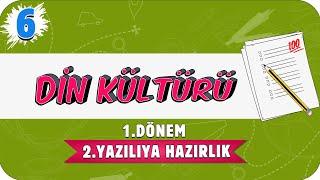 6. Sınıf Din 1.Dönem 2.Yazılıya Hazırlık | 2021 