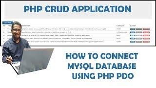 How to make a database connection in PHP PDO with MySQL Part-4