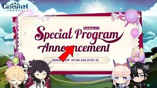 UPDATED!! Version 5.1 Special Program Livestream Release Date - Genshin Impact