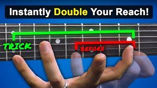 Reach MORE Frets Instantly Using this SIMPLE Trick (any hand size)