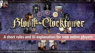 Blood on the Clocktower - Short rules and UI intro for Online