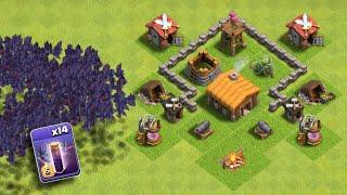 Bat Army vs Every Town Hall | Clash of Clans