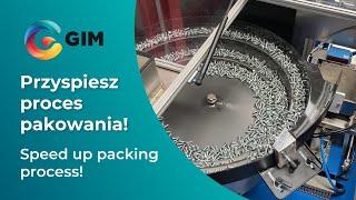 Machine for packing screws into plastic bags | VFFS bag sealing machine | Speed up packing process!