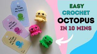 Crochet an Octopus in 10 minutes! NO SEWING!