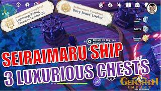 [Easy Guide] Seiraimaru Ship Puzzle | 3 Luxurious Chests, 2 Secret Achievements, 3 Electroculus, etc