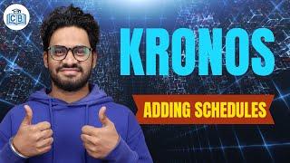 Kronos Adding Schedules | Time Card Approval Kronos | Kronos Tutorial | Kronos Course | CyberBrainer