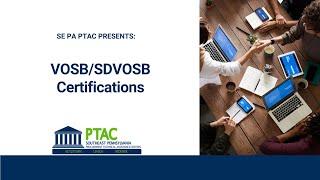 VOSB:SDVOSB Certification