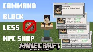 NPC Shop tutorial | Minecraft bedrock edition