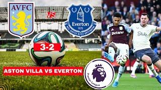 Aston Villa vs Everton 3-2 Live Stream Premier League Football EPL Match Score Commentary Highlights