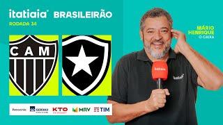 ATLÉTICO X BOTAFOGO AO VIVO NA ITATIAIA | REACT DO BRASILEIRÃO 2024