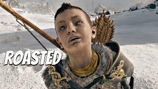 Atreus Mimics and Roasts Kratos, Kratos Gets MAD: Boy read this, boy what's that say - GOD OF WAR