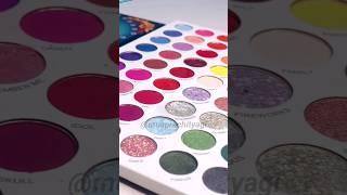 Swatching the eyeshadow pallete #shorts #prachi #affordablemakeup #amazonfinds #eyemakeup