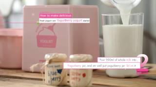 YogurBerry - How to make yogurt with starter (sub.english)