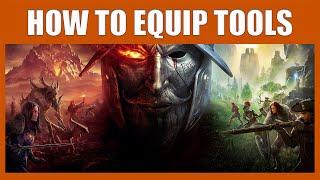 How To Equip And Use Tools In New World - Equip Axe, Pickaxe, Skinning Knife, Sickle, fishing rod