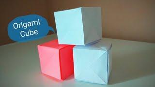 Как сделать бумажный Кубик,Оригами Кубик Майнкрафта(origami cube)