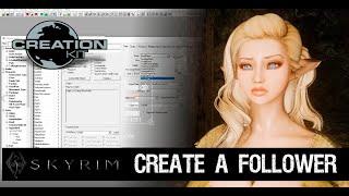 Skyrim Creation Kit - How to make a custom standalone follower (part 1)