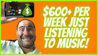 NEW | Earn $600+ Per Week Just Listening To Music! (Free PayPal Money)