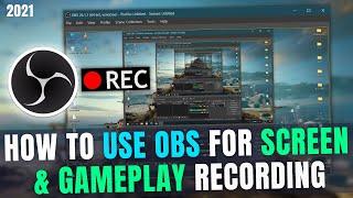 How to USE OBS Studio to Record Screen & Gameplay on PC | 2025