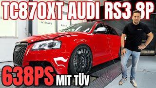 638PS TC870XT UPGRADE TURBO KIT AUDI RS3 8P | TÜV Zulassung | Dyno und Straßen Test | HPerformance