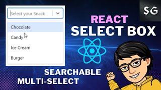 React Dropdown Menu with react-select | Completely Customizable