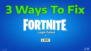 How To Fix Fortnite Unable To Connect To Servers Fix Login Failed