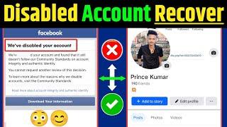 Facebook Disabled Account kaise Recover kare 180 days How To Recover Disabled Facebook Account in