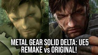 Metal Gear Solid Delta: Snake Eater - UE5 Remake vs Original - How Does the Trailer Stack Up?