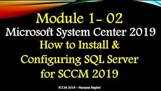 How to Install & Configuring SQL Server for SCCM 2019 -02