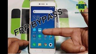 Xiaomi Redmi 4A( 2016117 ) FRP Bypass Latest Security Without Pc.