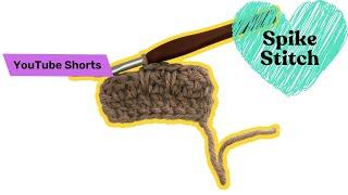 How to make a Spike Stitch // Crochet Tutorial