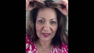 UniWigs 9” X 9” Savannah Silk Top Remy Human Hair Topper | With Layers