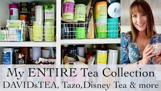 My ENTIRE Tea Collection | DAVIDsTEA, Disney Wonderland Tea, Tazo, Paragon Tea, Small Business &More