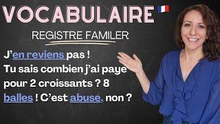 Comprenez-vous mon histoire ?français informel de tous les jours