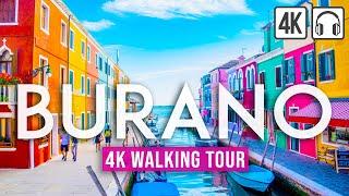 Burano 4K Walking Tour - With Captions [4K/60fps]