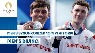 Tom Daley's 5th Olympic Medal! | Men's Synchronized 10M Platform | #Paris2024 Highlights